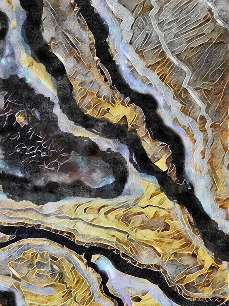 Gold Aura Geode art print by Jesse Keith for $57.95 CAD