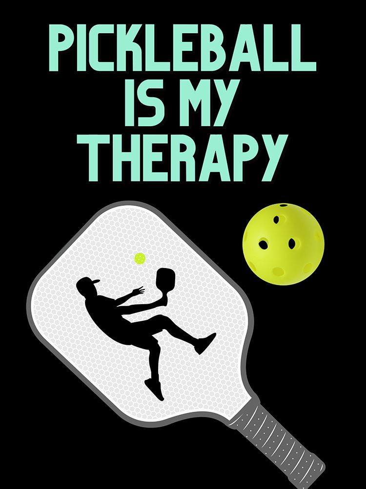 Pickleball Therapy art print by Jesse Keith for $57.95 CAD