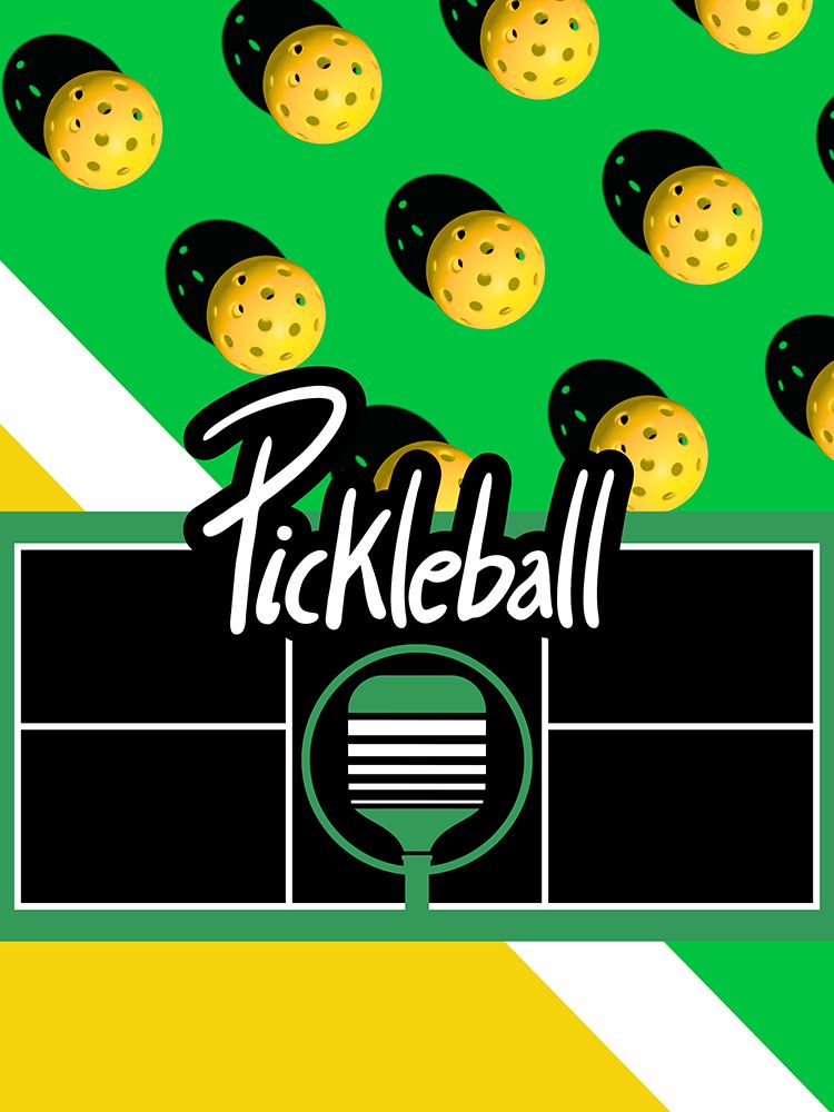 Pickleball Court art print by Jesse Keith for $57.95 CAD