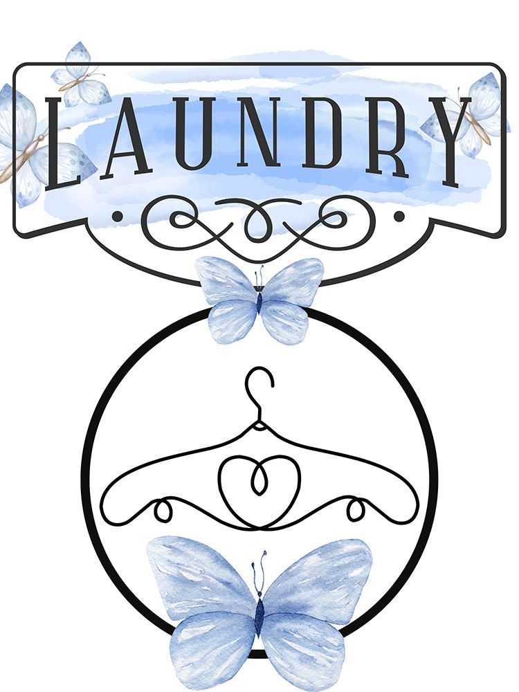 Butterfly Laundry art print by Jesse Keith for $57.95 CAD