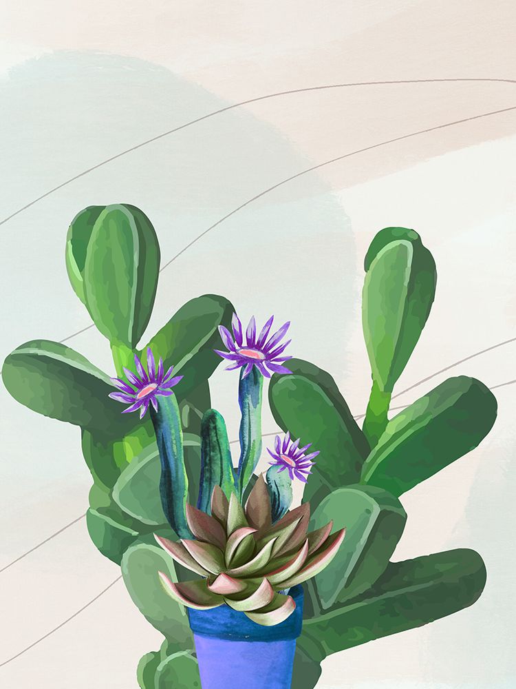 Cactus And Aloe art print by Jesse Keith for $57.95 CAD