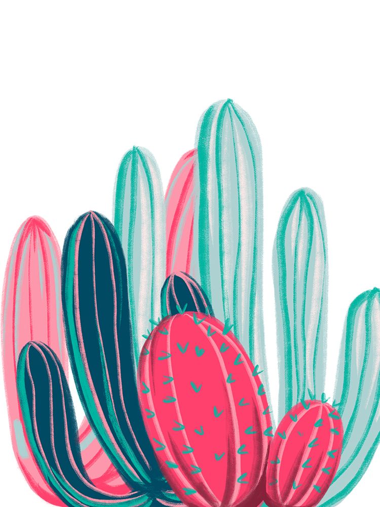 Blanco Cacti art print by Jesse Keith for $57.95 CAD