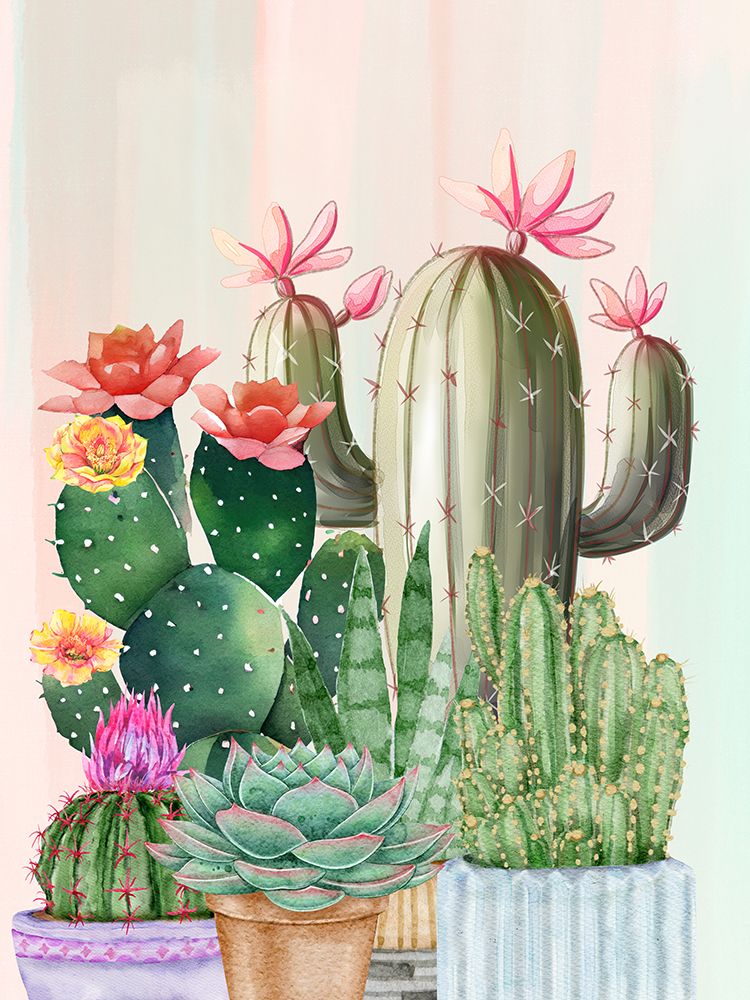 Cactus Abundance 2 art print by Jesse Keith for $57.95 CAD