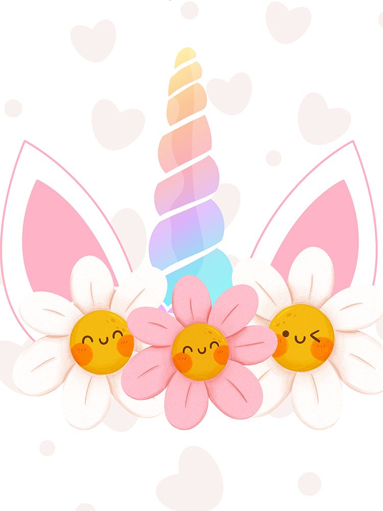 Daisy Unicorn art print by Jesse Keith for $57.95 CAD