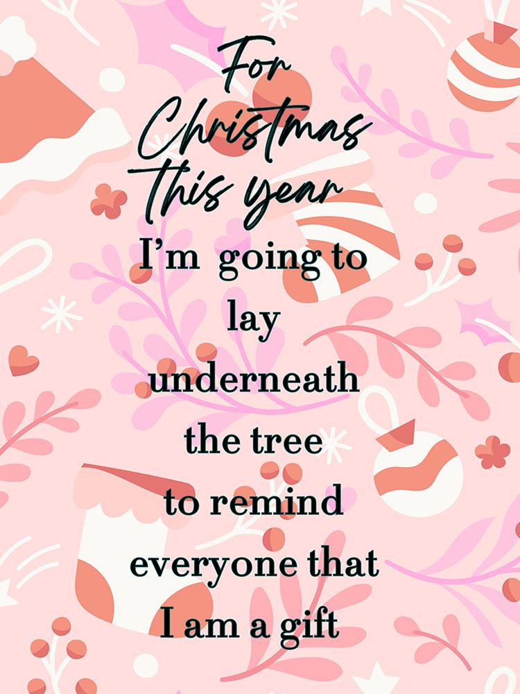 Cheeky Christmas art print by Jesse Keith for $57.95 CAD