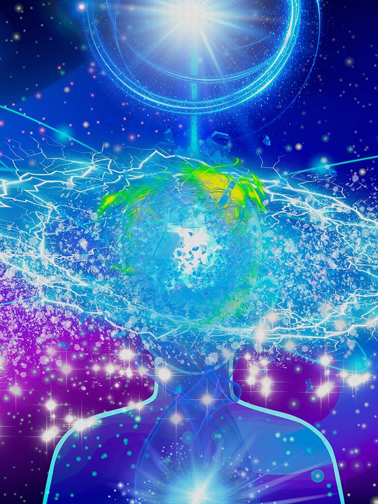 Connect To The Galaxy art print by Jesse Keith for $57.95 CAD