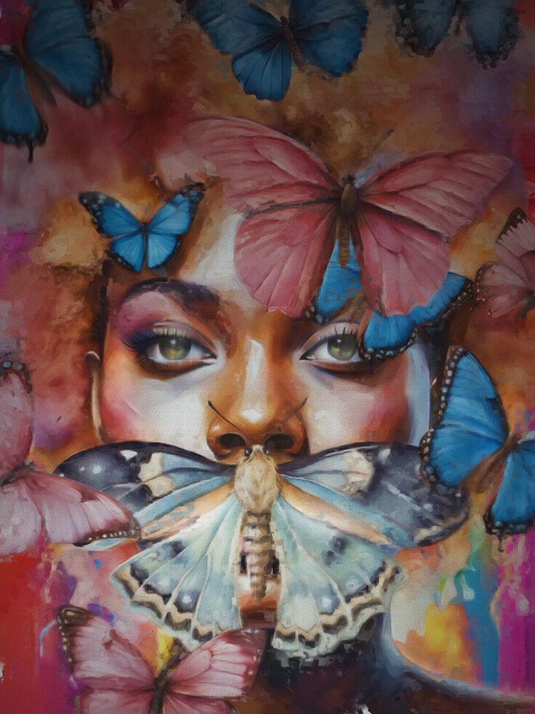 Moths And Flutterby art print by Jesse Keith for $57.95 CAD