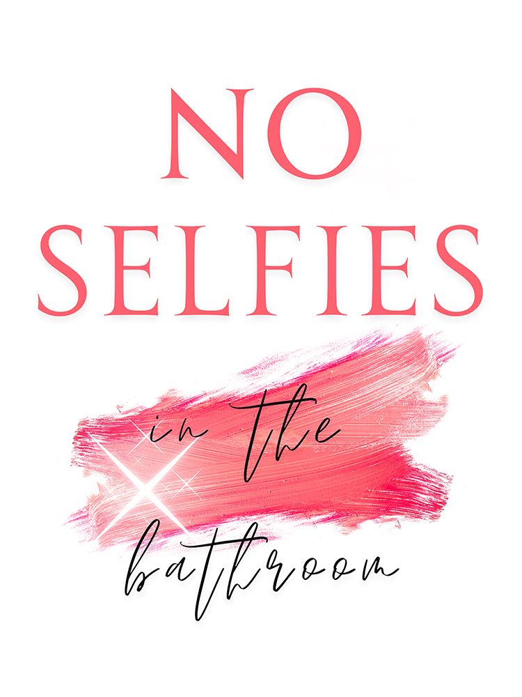 No Selfies art print by Jesse Keith for $57.95 CAD