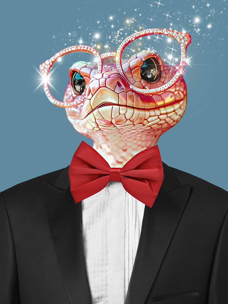 Tuxedo Snake art print by Jesse Keith for $57.95 CAD