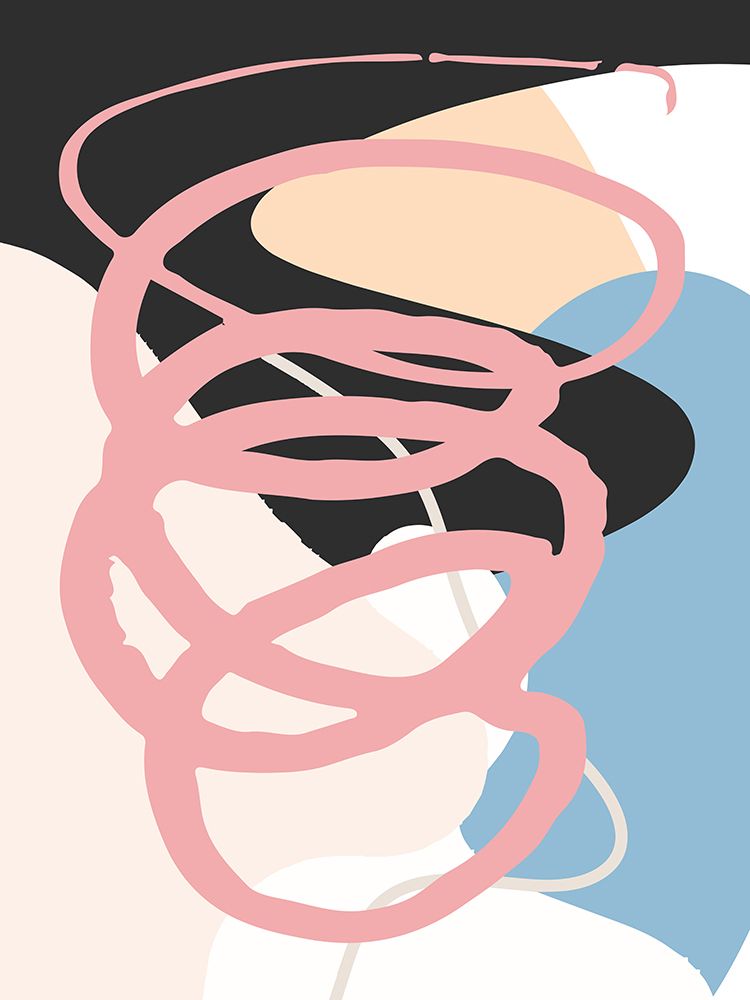 Mauve Swirls art print by Jesse Keith for $57.95 CAD