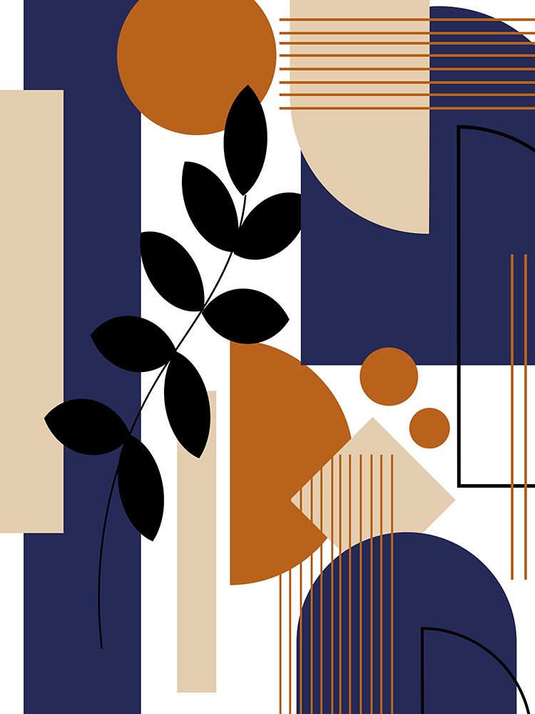Navy Fern 1 art print by Jesse Keith for $57.95 CAD