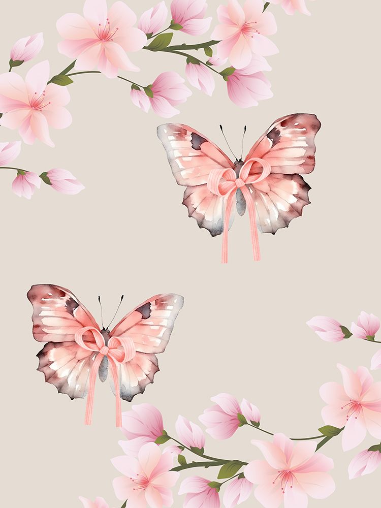 Butterflies In Bows art print by Jesse Keith for $57.95 CAD