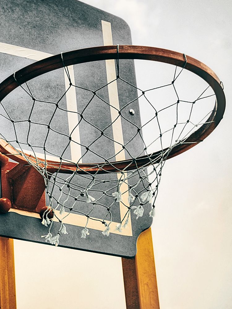 Vintage Basketball Hoop art print by Jesse Keith for $57.95 CAD