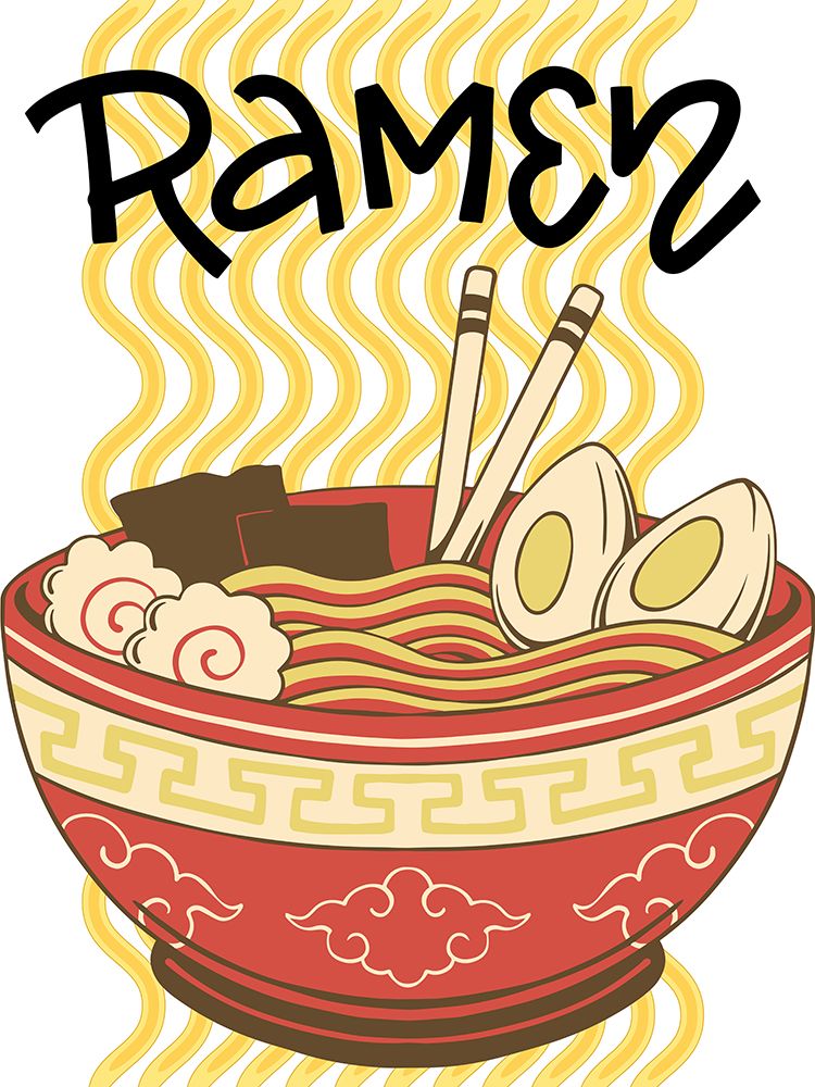 Ramen Noodles art print by Jesse Keith for $57.95 CAD