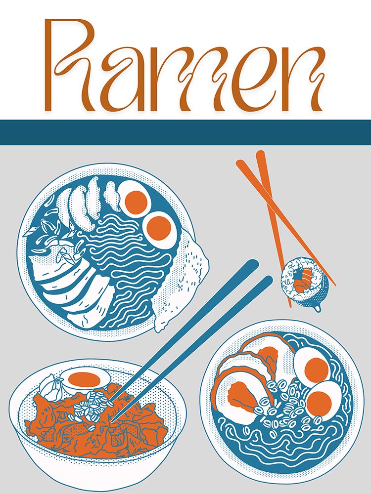 Ramen art print by Jesse Keith for $57.95 CAD
