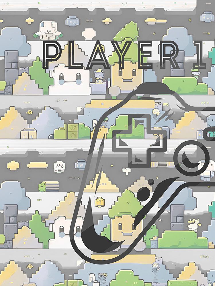 Player 1 art print by Jesse Keith for $57.95 CAD