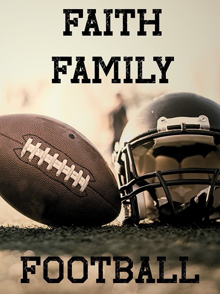 Faith Family Football art print by Jesse Keith for $57.95 CAD