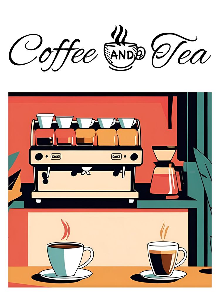 Coffee And Tea art print by Jesse Keith for $57.95 CAD