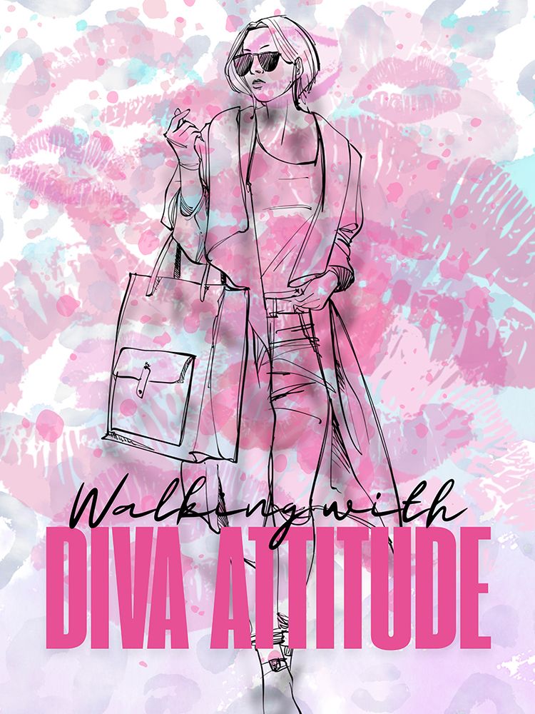 Diva Attitude art print by Jesse Keith for $57.95 CAD