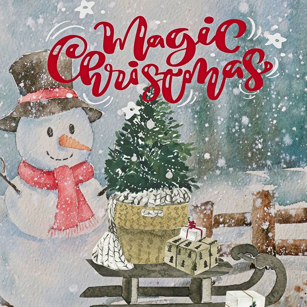 Snowman art print by Jesse Keith for $57.95 CAD
