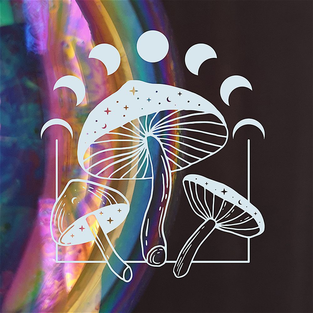 Moon Mushroom art print by Jesse Keith for $57.95 CAD