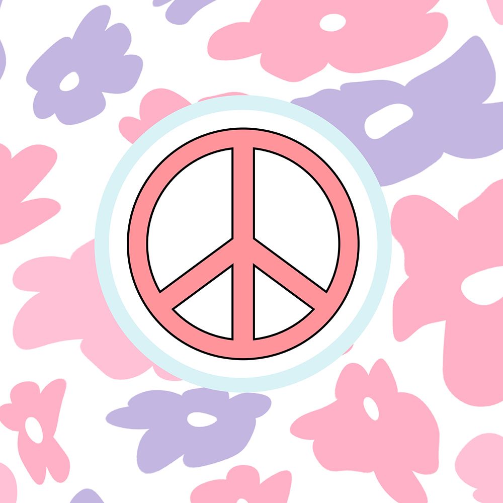 Retro Peace Sign 3 art print by Jesse Keith for $57.95 CAD