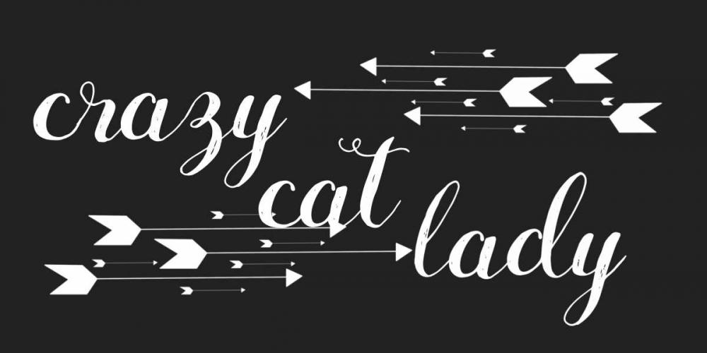 Cat Lady Arrows art print by Jelena Matic for $57.95 CAD