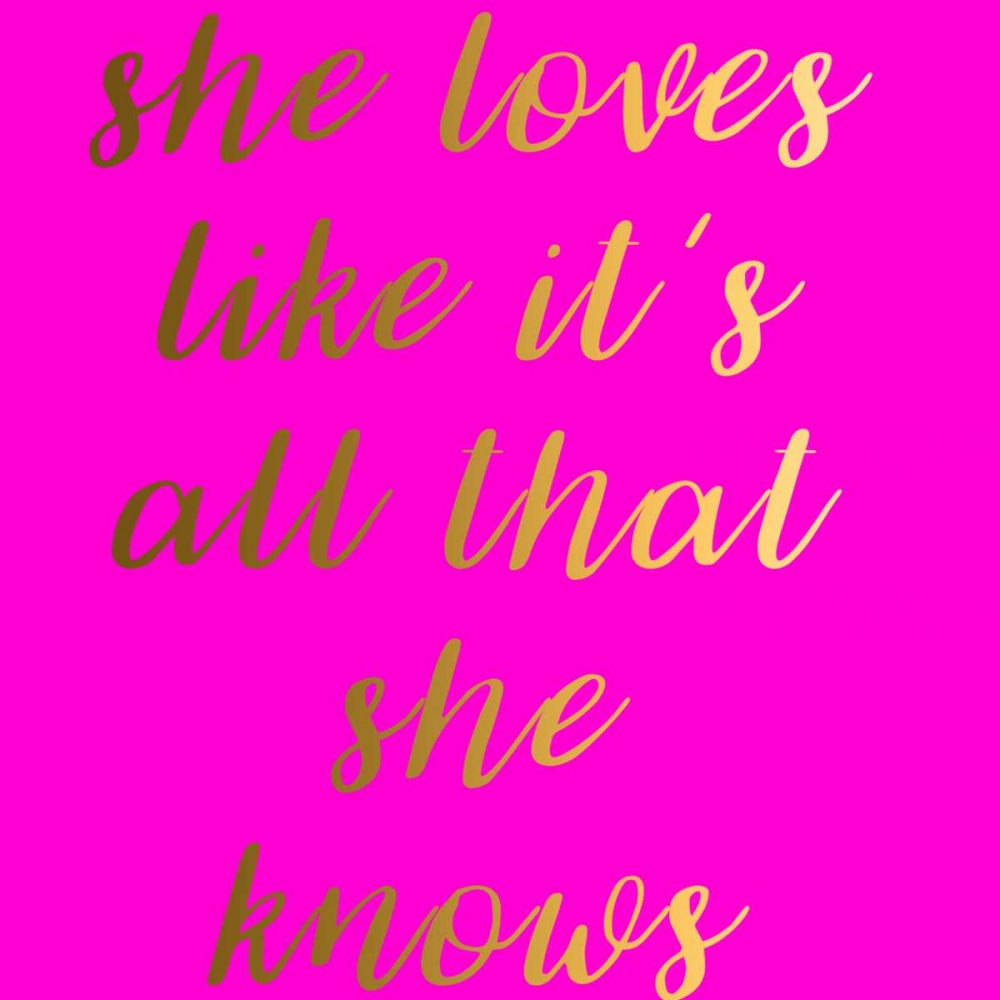 She Loves art print by Jelena Matic for $57.95 CAD