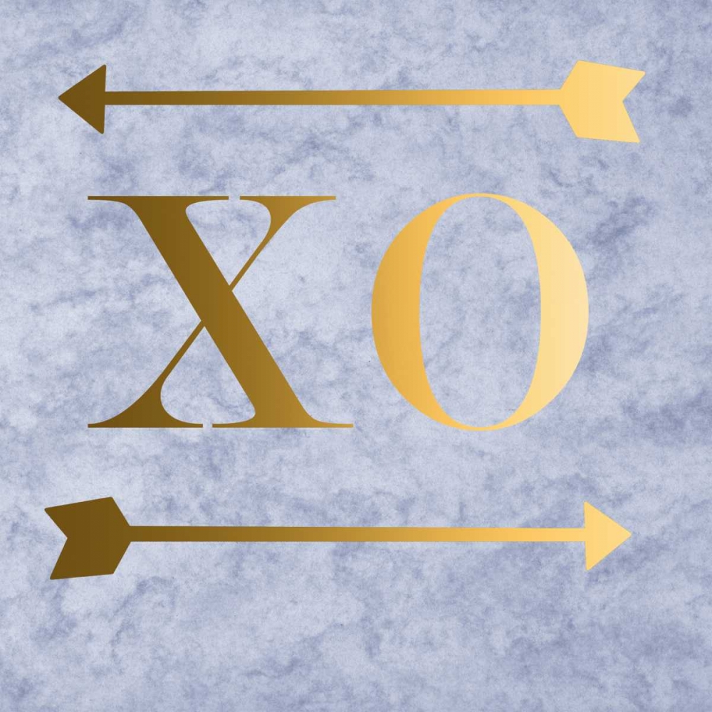 XO Grey Gold art print by Jelena Matic for $57.95 CAD