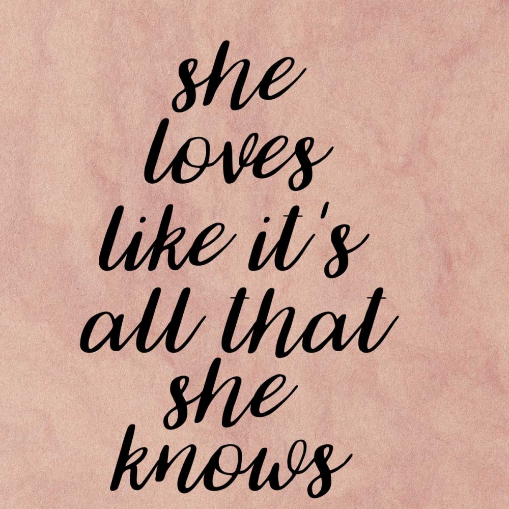All She Knows art print by Jelena Matic for $57.95 CAD