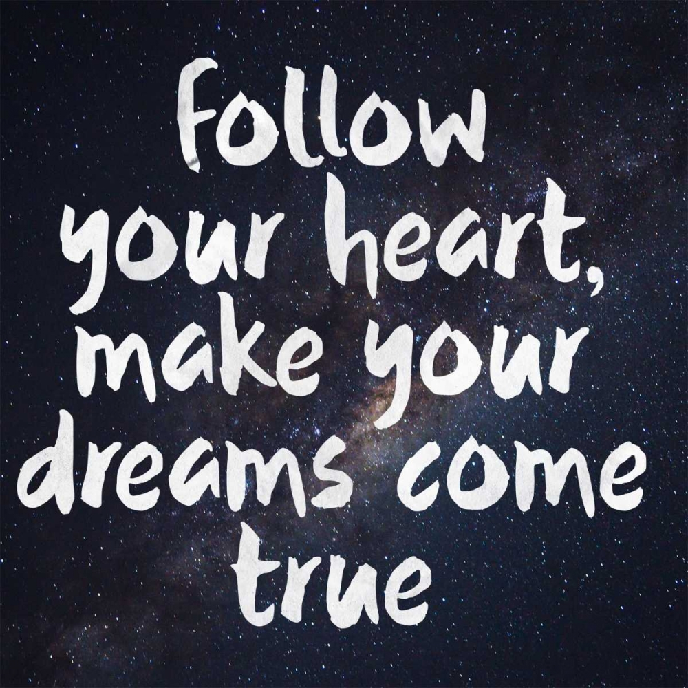 Follow Your Heart art print by Jelena Matic for $57.95 CAD