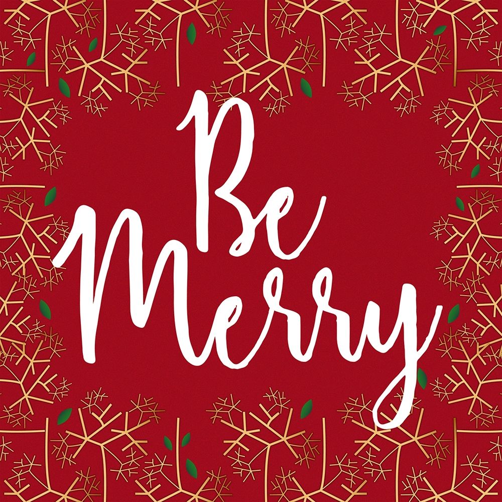 Be Merry art print by Jelena Matic for $57.95 CAD