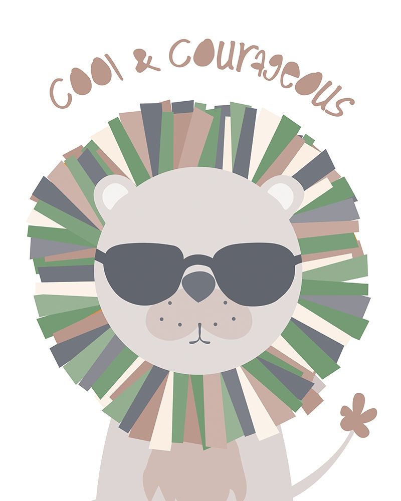 Cool_Lion art print by Jennifer McCully for $57.95 CAD
