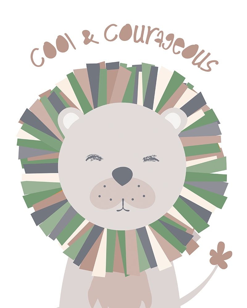 Cool_Lion_NoSunglasses art print by Jennifer McCully for $57.95 CAD