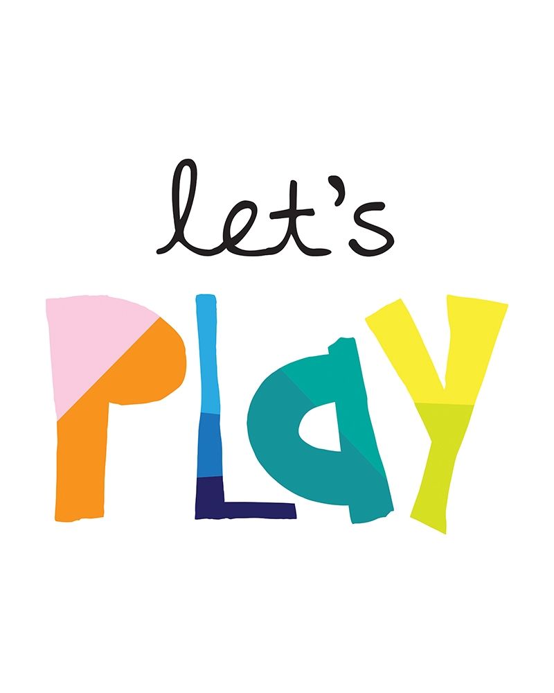Lets Play Bright art print by Jennifer McCully for $57.95 CAD