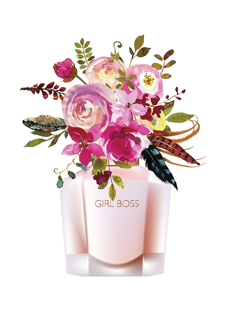 Girl Boss Perfume Bottle art print by Jennifer McCully for $57.95 CAD