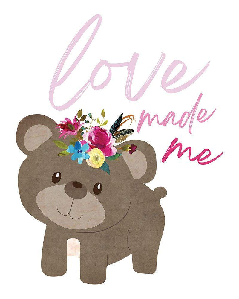 Love Made Me Bear art print by Jennifer McCully for $57.95 CAD