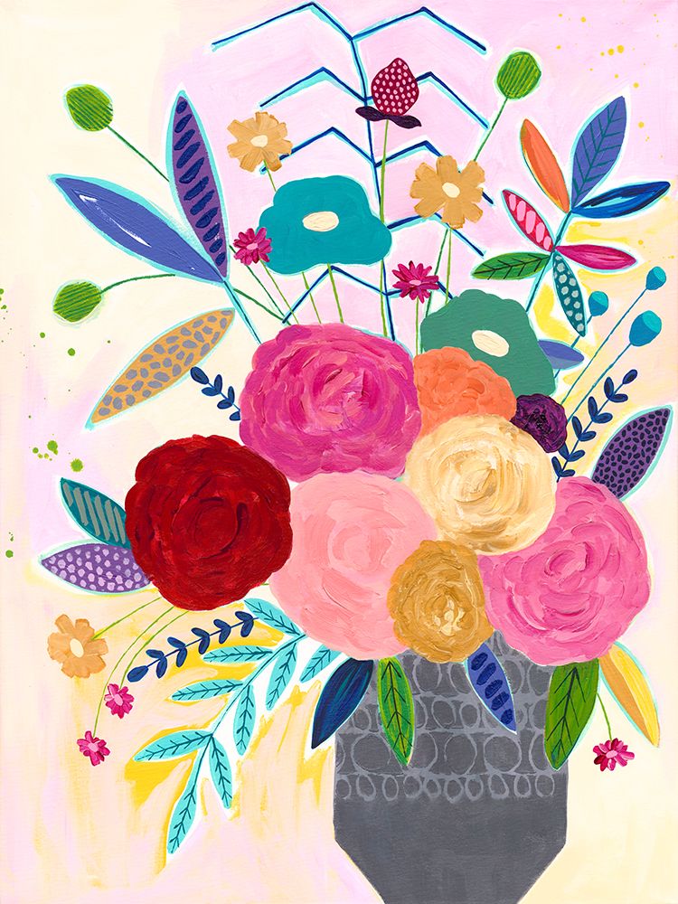 Cotton Candy Floral art print by Jennifer McCully for $57.95 CAD