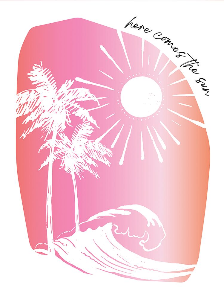 Here Comes The Sun Pinks art print by Jennifer McCully for $57.95 CAD
