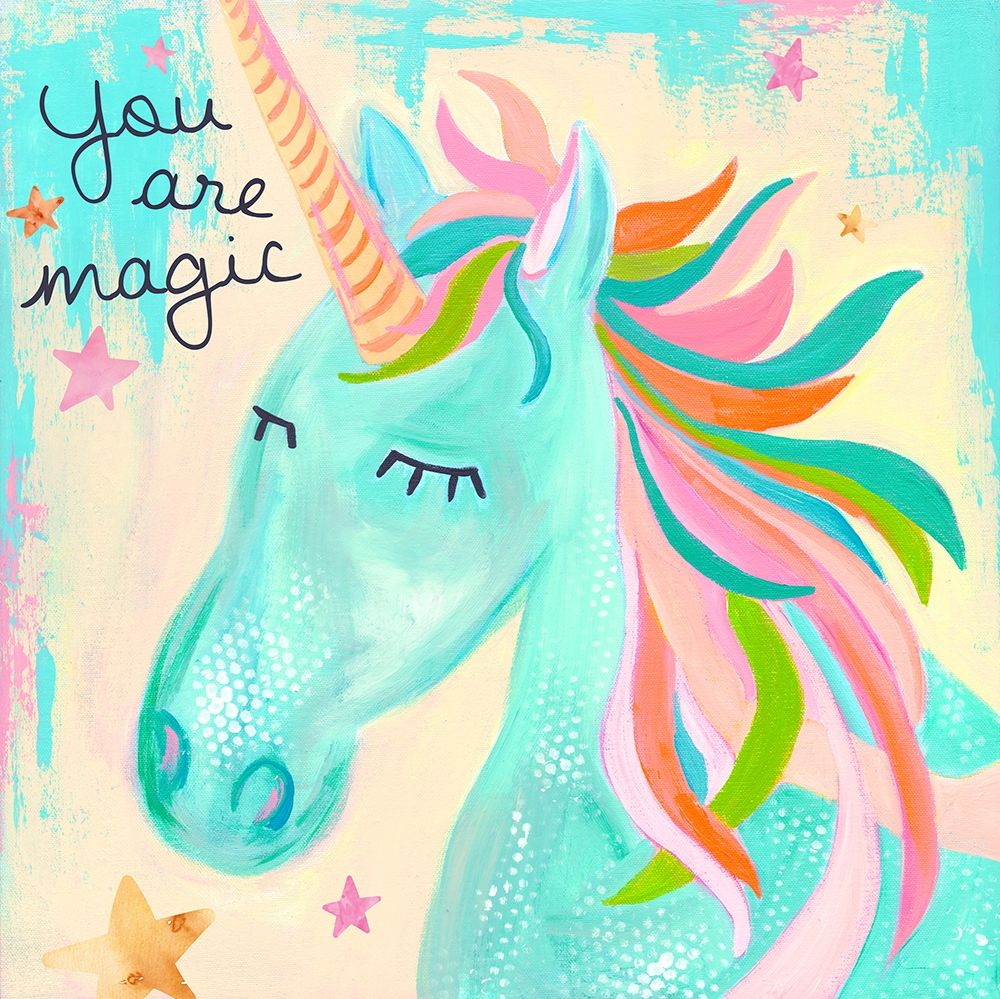 You Are Magic Unicorn art print by Jennifer McCully for $57.95 CAD