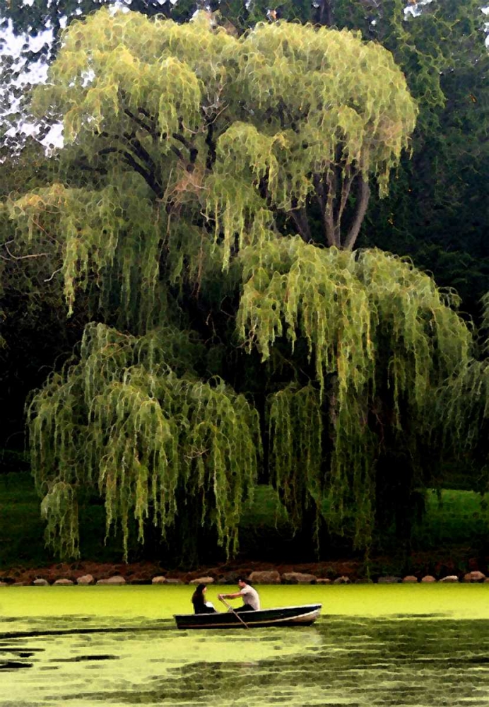 Central Park Couple Summer art print by Jeff Pica for $57.95 CAD