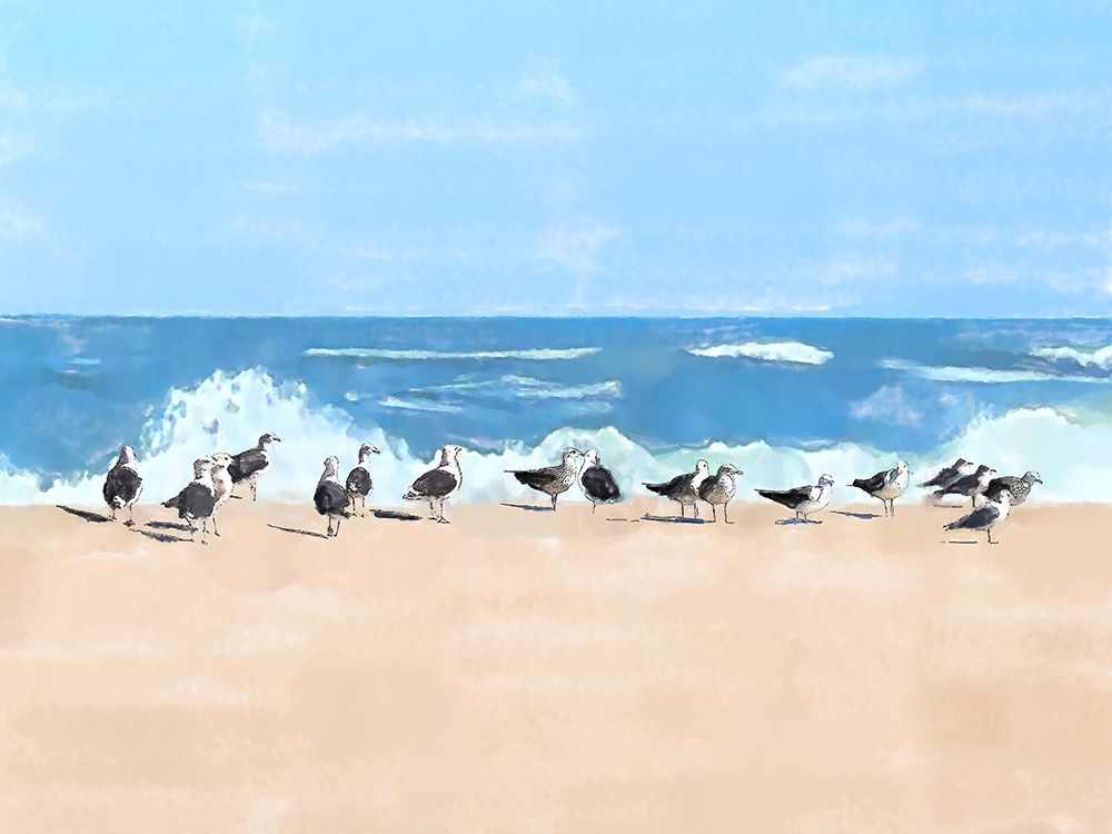 A Sun Beach Day 2 art print by Jeff Pica for $57.95 CAD