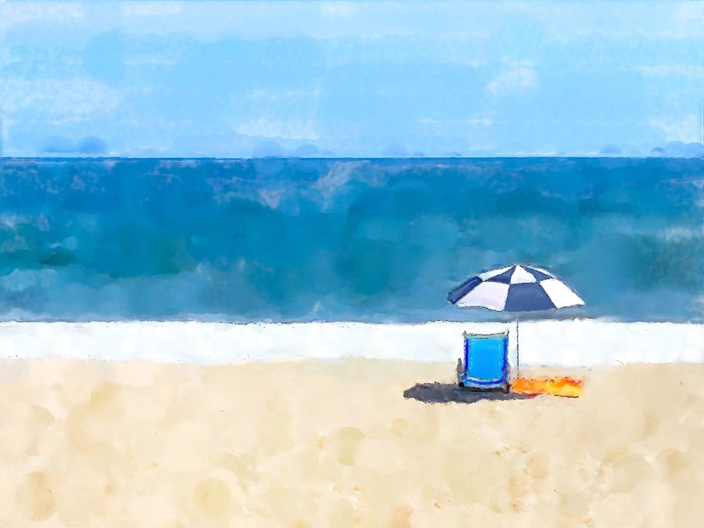 A Sun Beach Day 3 art print by Jeff Pica for $57.95 CAD