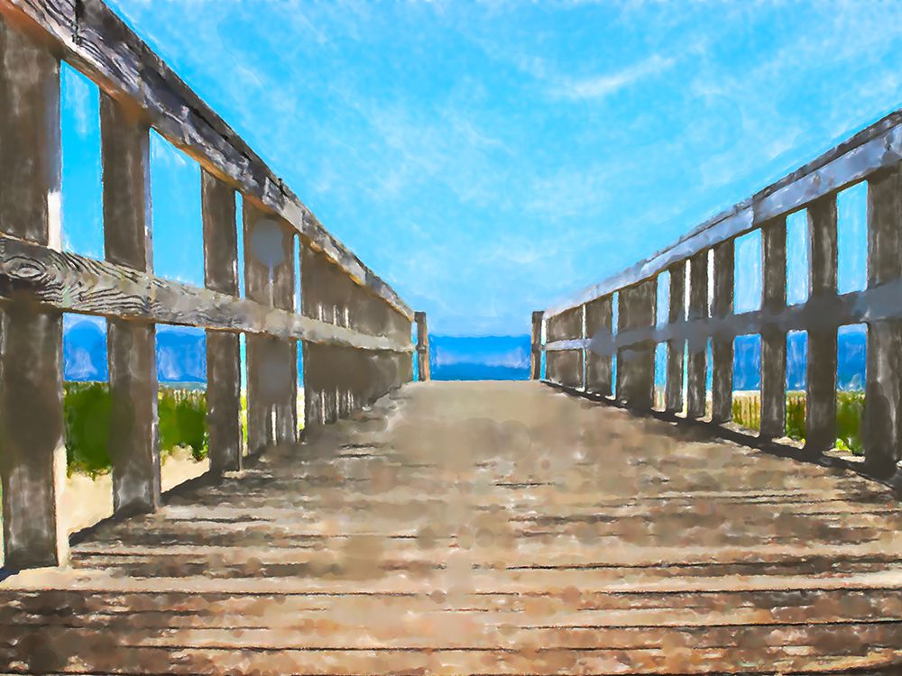 Oasis Bridge art print by Jeff Pica for $57.95 CAD