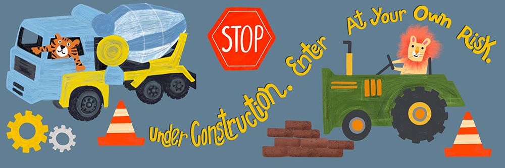 Construction Panel 3 art print by Juliet Rose Philips for $57.95 CAD