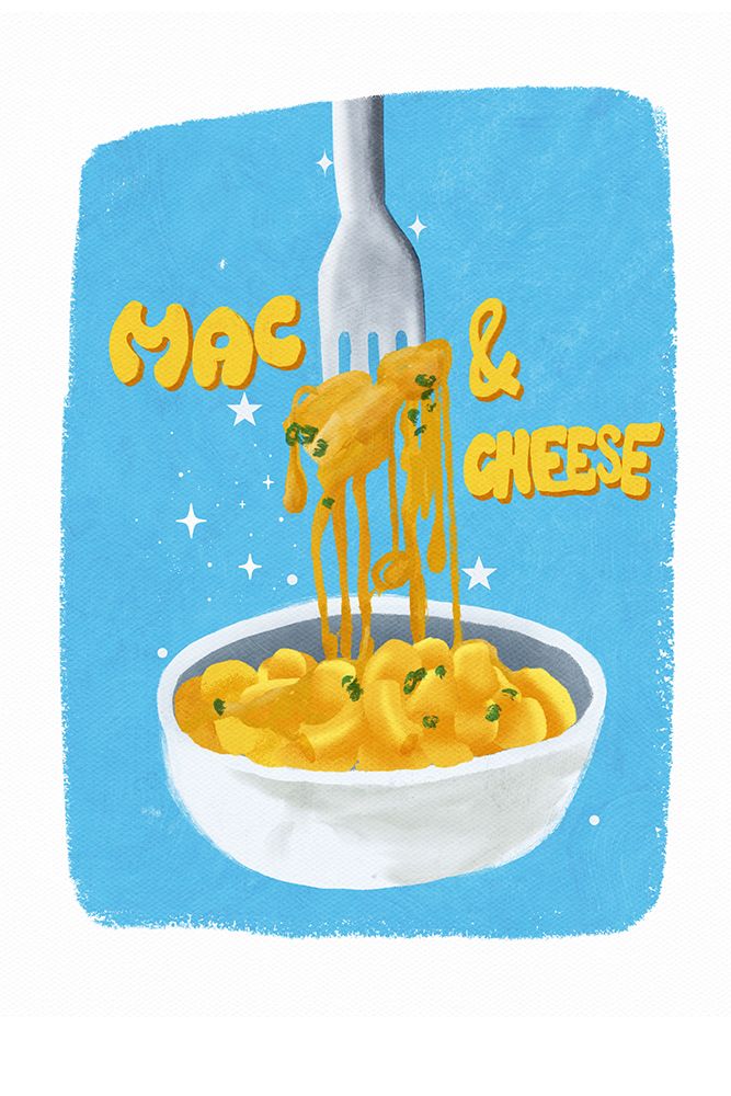 Mac And Cheese art print by Juliet Rose Philips for $57.95 CAD