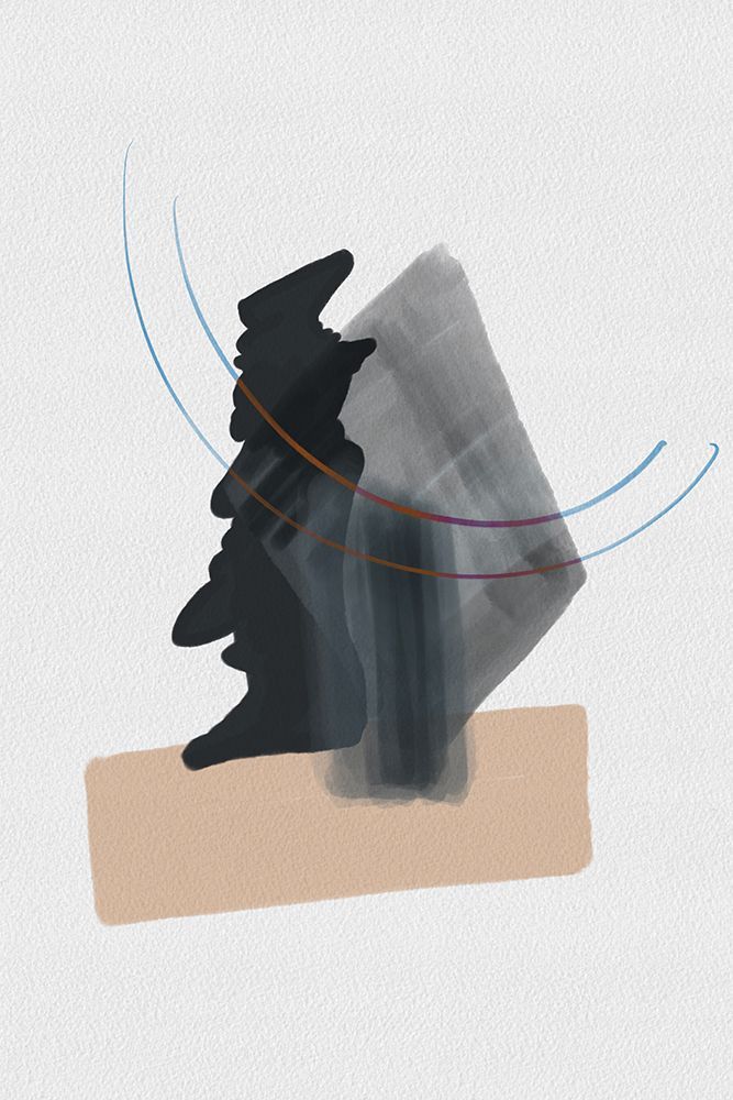 Shapes In Motion 3 art print by Juliet Rose Philips for $57.95 CAD