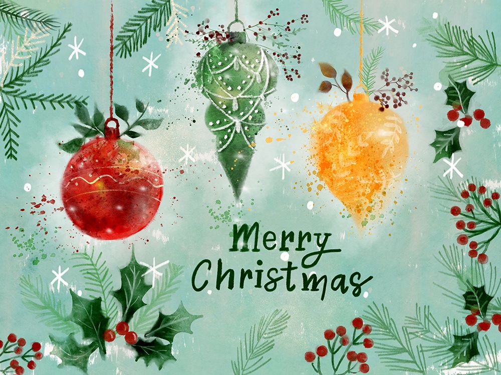 Baubles art print by Juliet Rose Philips for $57.95 CAD