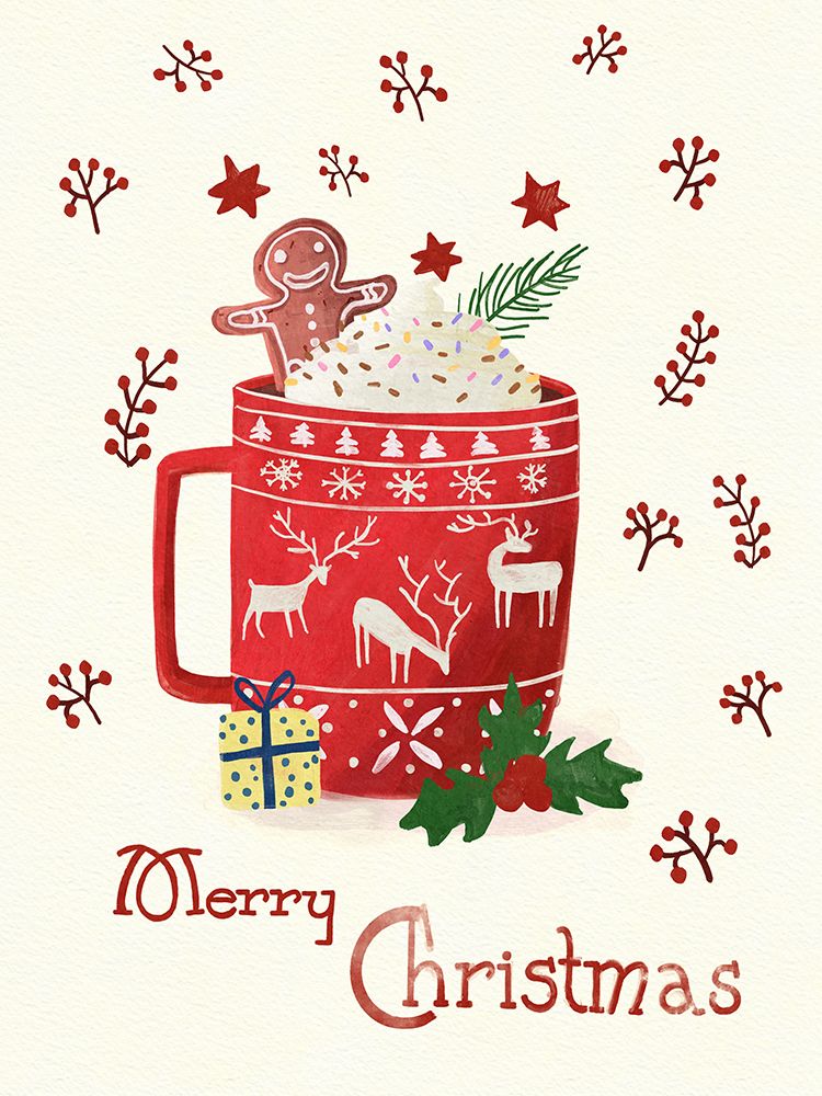 Hot Cocoa art print by Juliet Rose Philips for $57.95 CAD