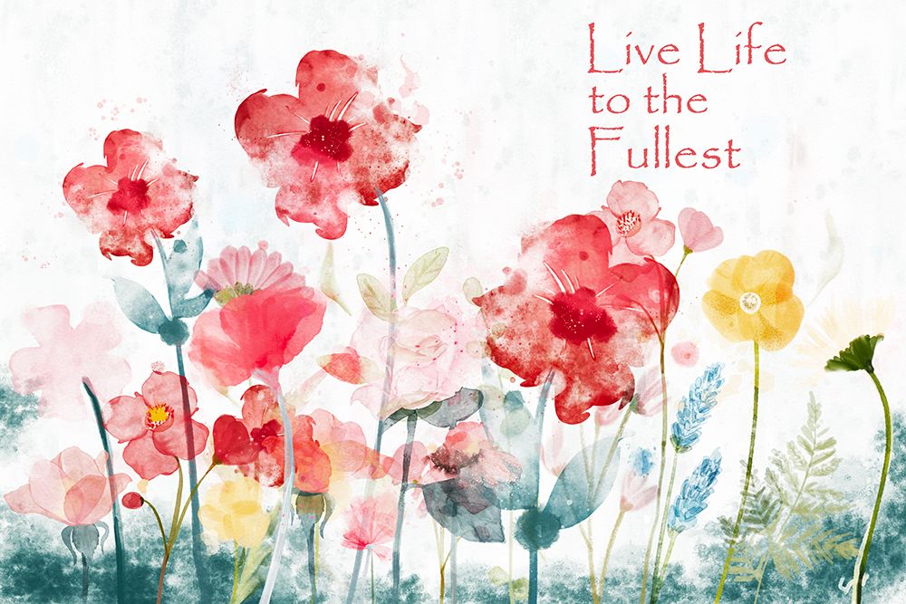 Secret Meadow Live Life art print by Juliet Rose Philips for $57.95 CAD